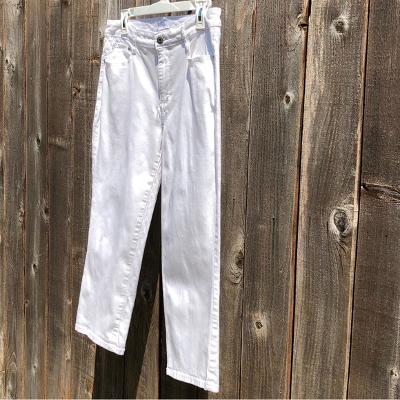 Great Northwest Indigo white crop pants size 10 - Picture 4 of 16